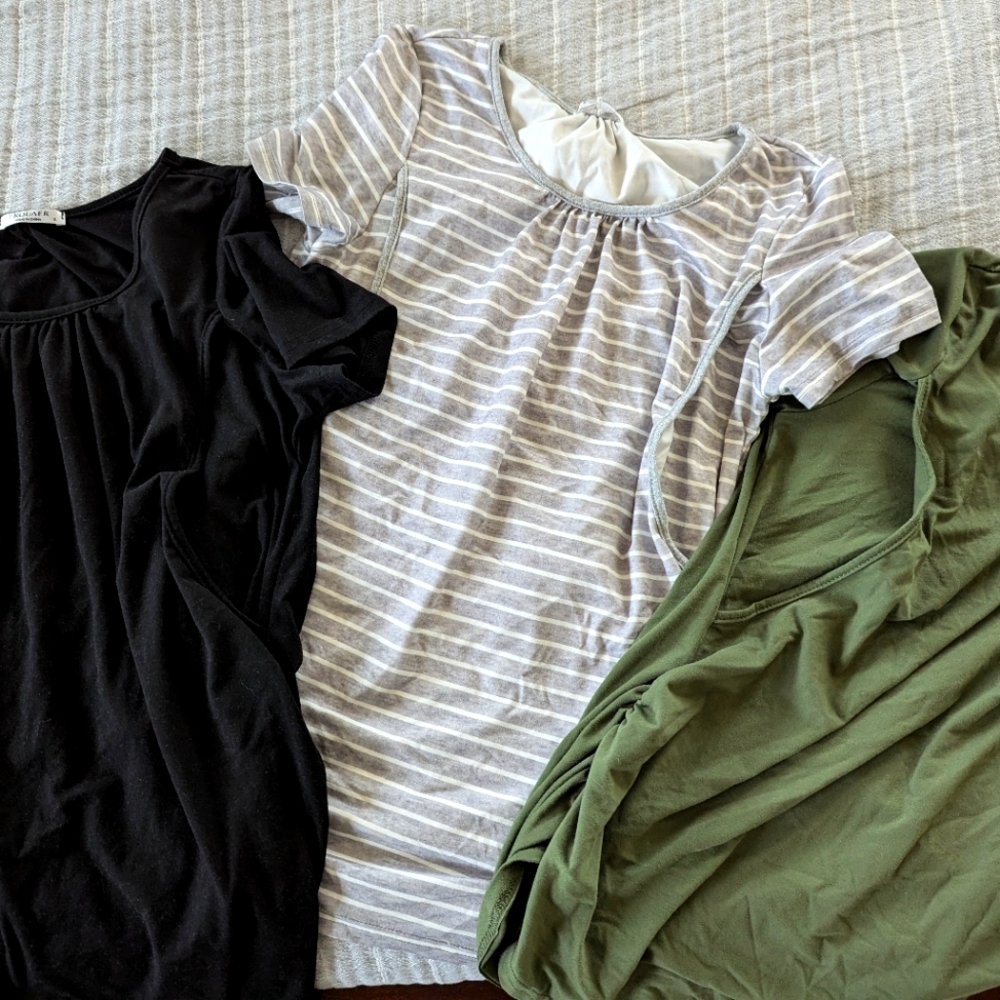 3 Breastfeeding t-shirts